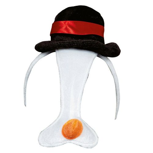 The Christmas Shop Velvet Christmas Masks Snowman